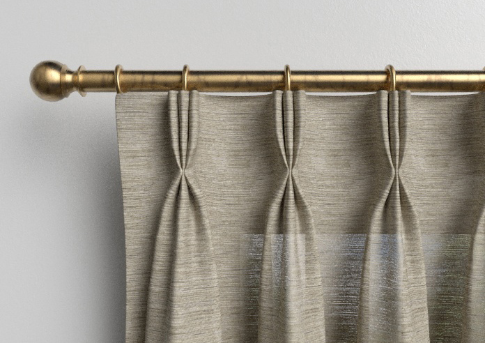 Sahara Voile, Metallic Sand - Made to Measure Curtains - Image 11